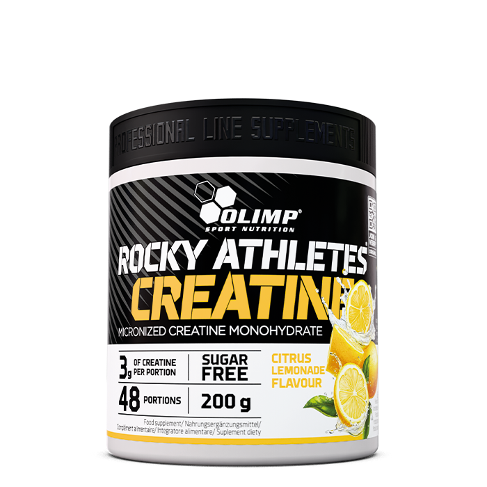 Rocky Athletes Creatine 200 g Citrus Lemonade