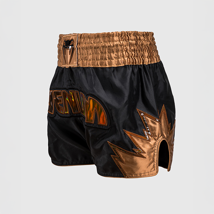 Inferno Muay Thai Shorts Sort Bronze