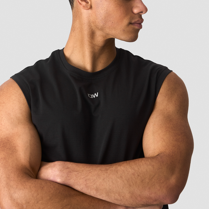 Stride Ærmeløs T shirt Dri Release Sort