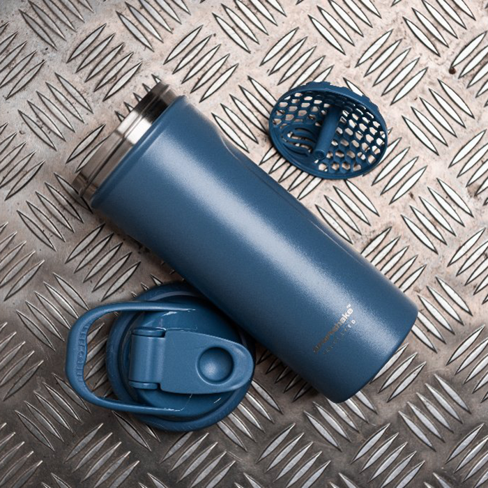 Isoleret St&aring;lflaske Faded Blue 750 ml