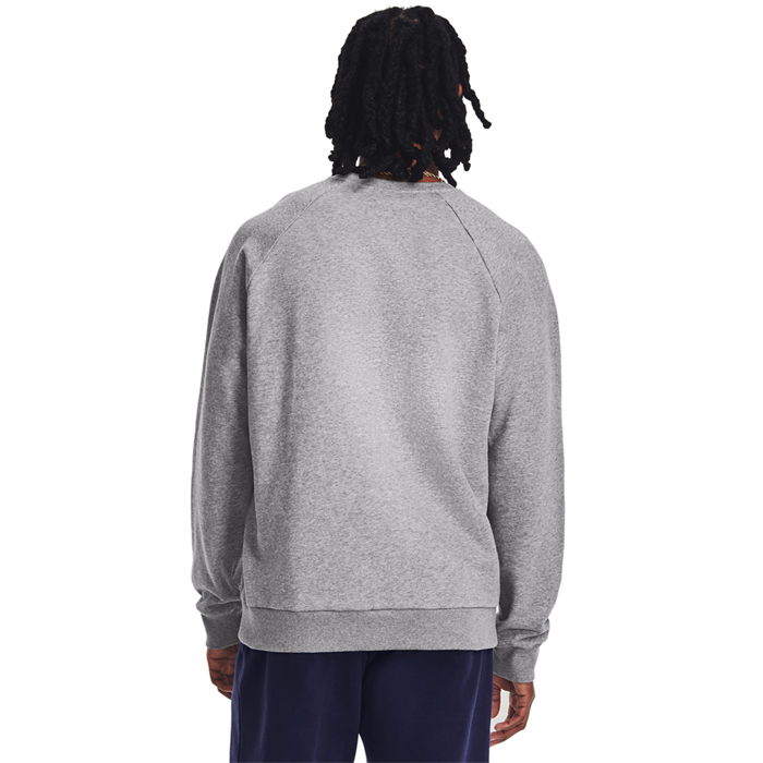 UA Rival Fleece Crew Castlerock Light Heather