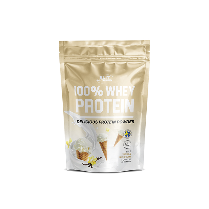 ELITE 100% Whey Protein 900 g (6 smagsvarianter)
