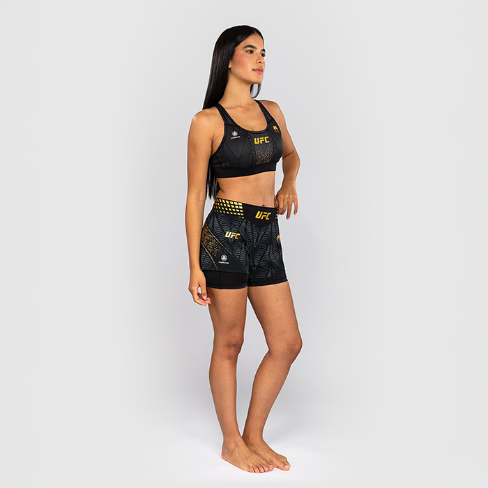 UFC Zenith by Venum Fight Night Fightshorts Sort Guld