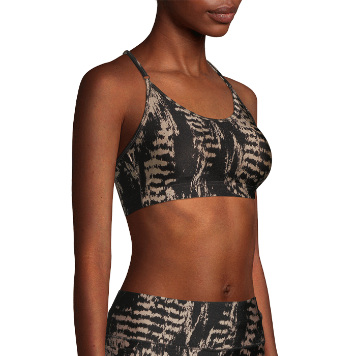 Casall Sportswear Strappy Sports Bra, Survive Grey Metallic female Grå X-small
