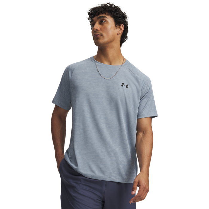 Tech Textured T-shirt Blå