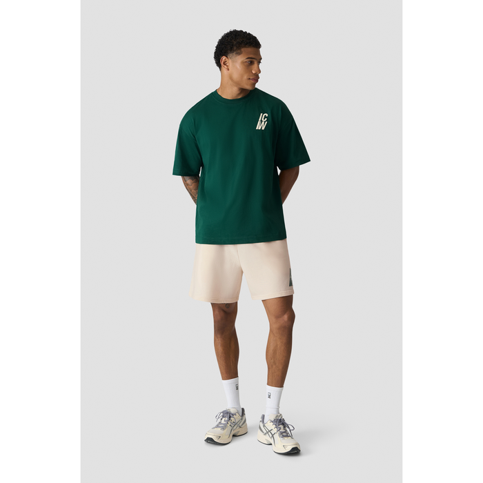 Everyday Oversized T shirt Print Gr&oslash;n