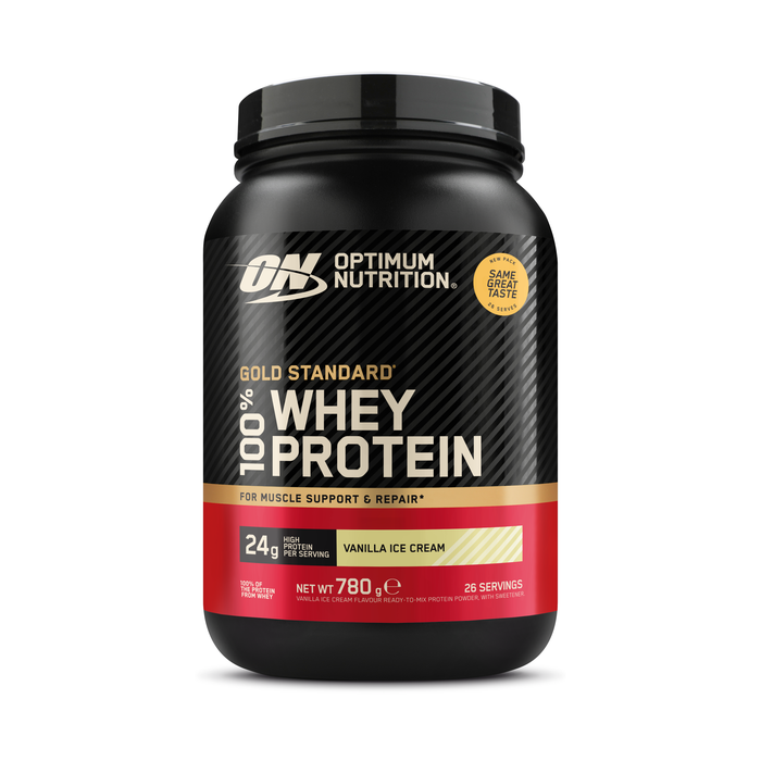 100% Whey Gold Standard, Vanilla Ice Cream, 780 g