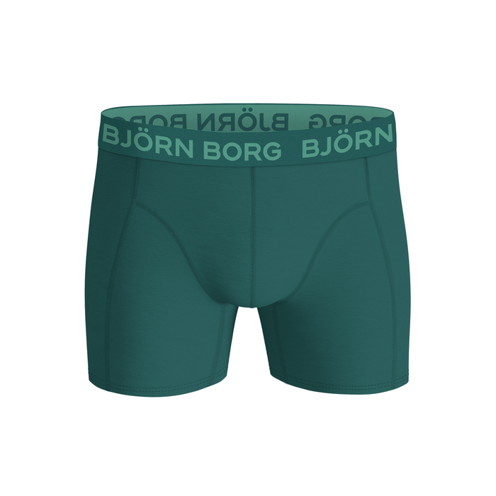 Björn Borg Cotton Stretch Boxers 3-pack Grøn, XXL