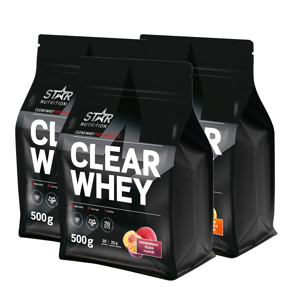 3 x Clear Whey Whey Protein 500g