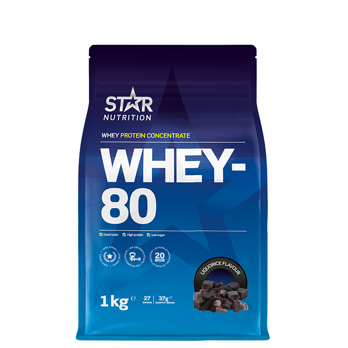 Star Nutrition Whey-80 Liquorice 1000g