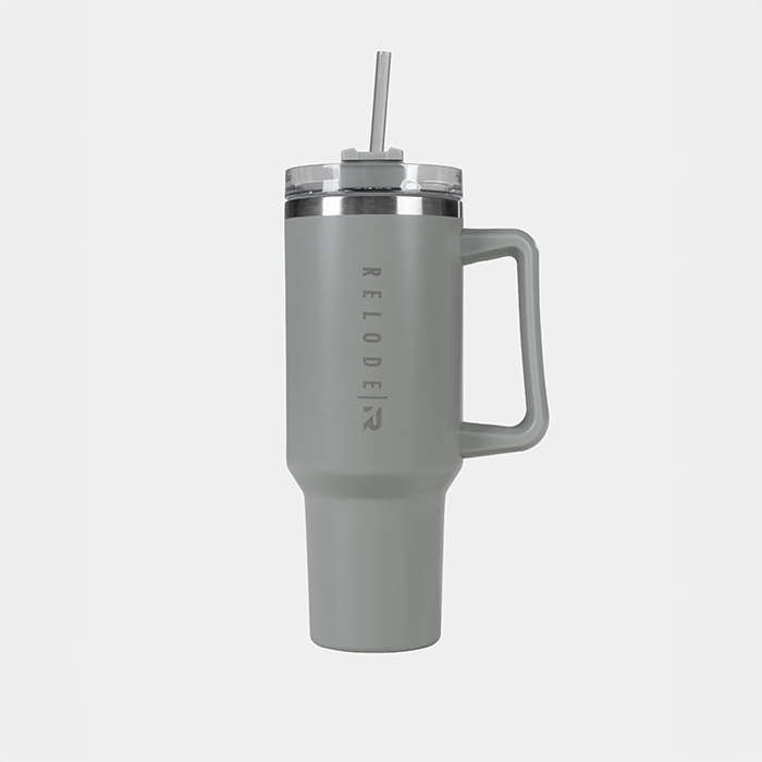 Clean Tumbler Vandflaske Rustfrit St&aring;l 1200 ml Gr&aring;