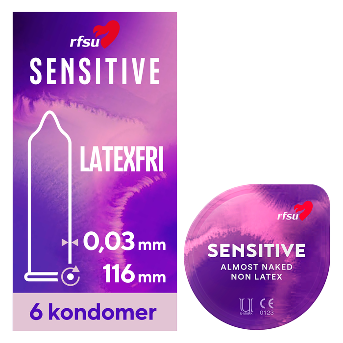 RFSU Sensitive Kondomer 6-pak