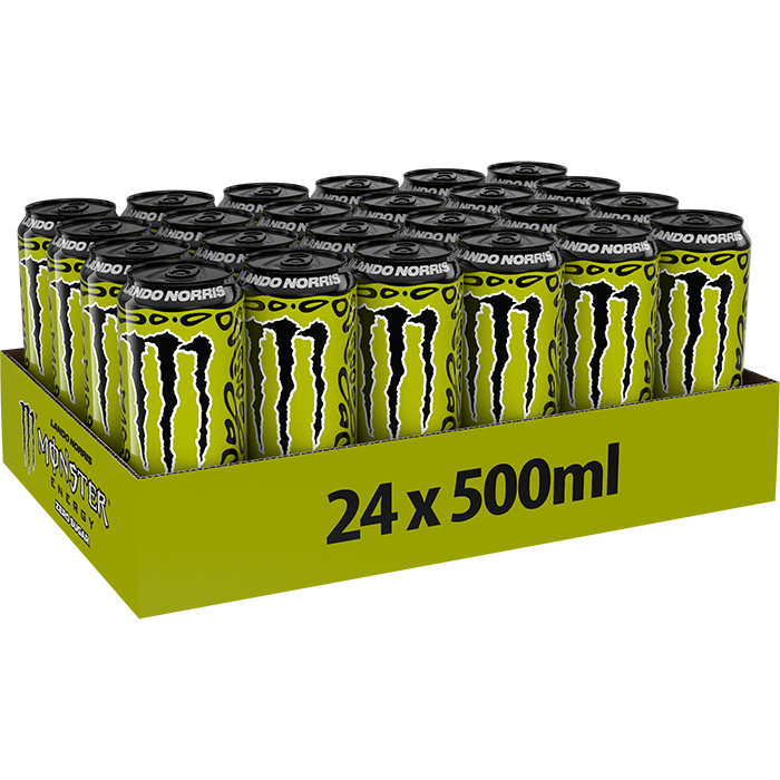 24 x Monster Energy Lando Norris Zero Sugar Energidrik 50 cl