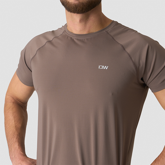 Workout Melange Tr&aelig;ningstshirt Gr&aring;meleret
