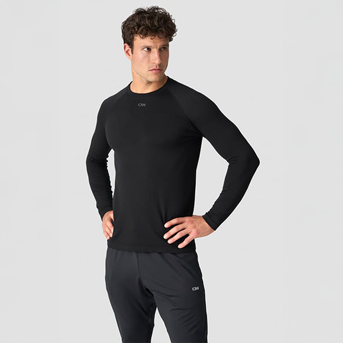 Stride Seamless Langærmet Sort