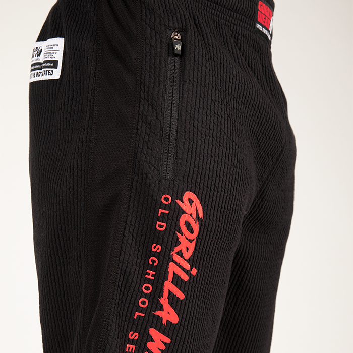 Augustine Old School Shorts, Black/Red