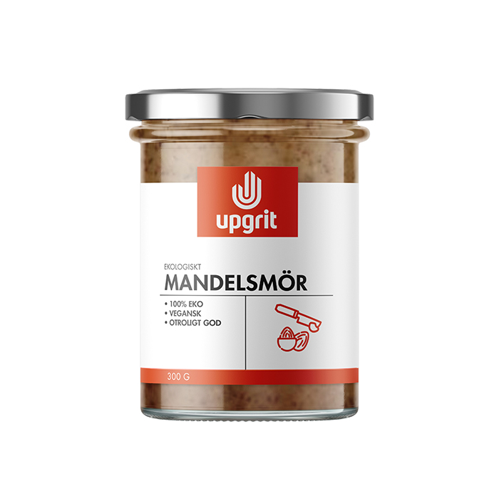 Upgrit Mandelsmør ØKO, 300 g