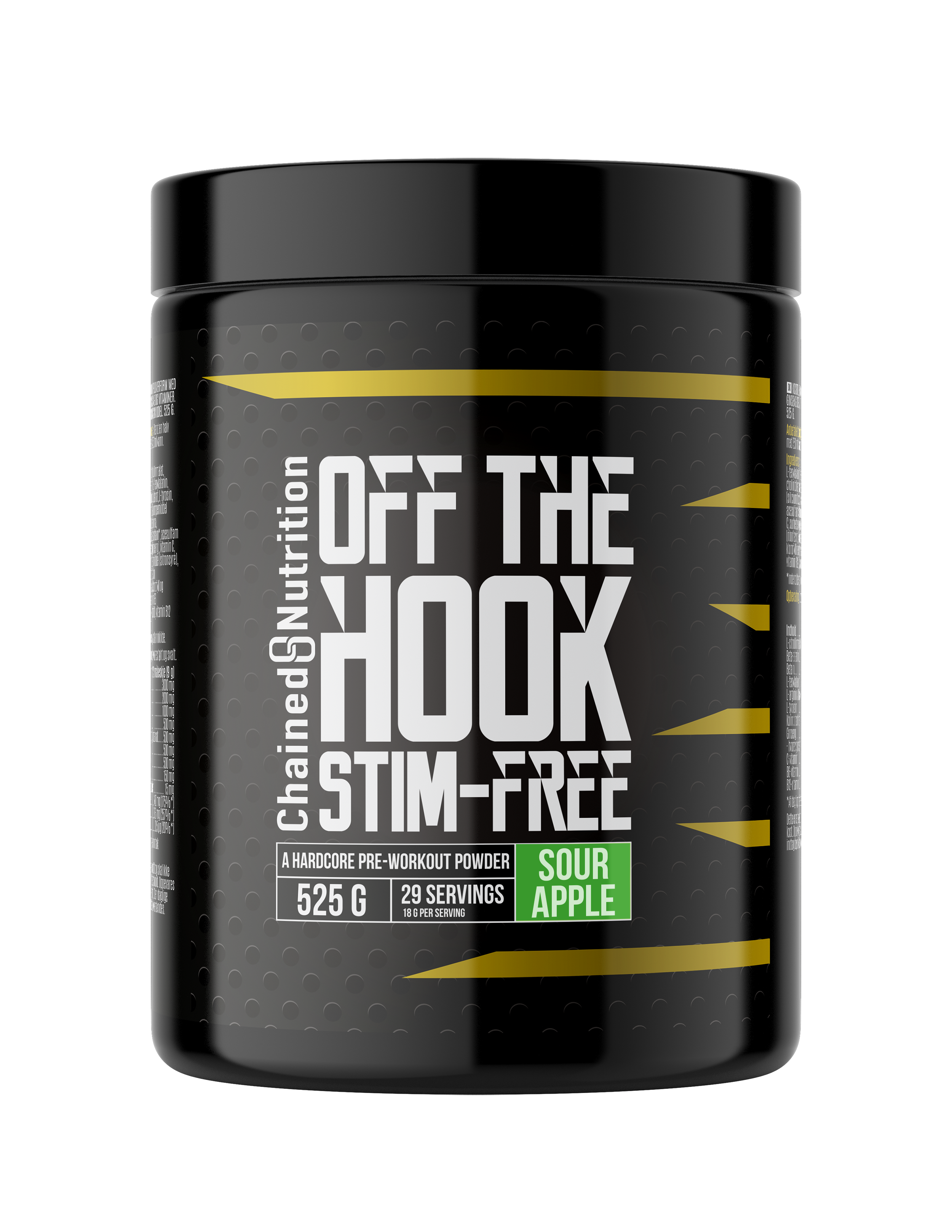 Off the Hook Stim Free, 525 g, Sour Apple
