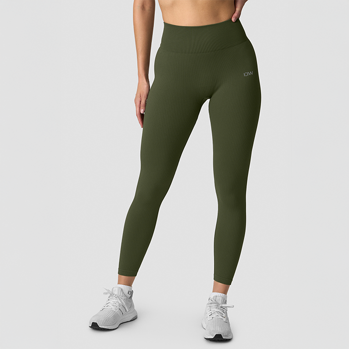 Ribbed Define Seamless Leggings Grøn