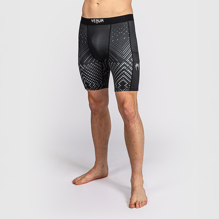 Venum Midnight Fury Vale Tudo Shorts Sort Grå Sølv