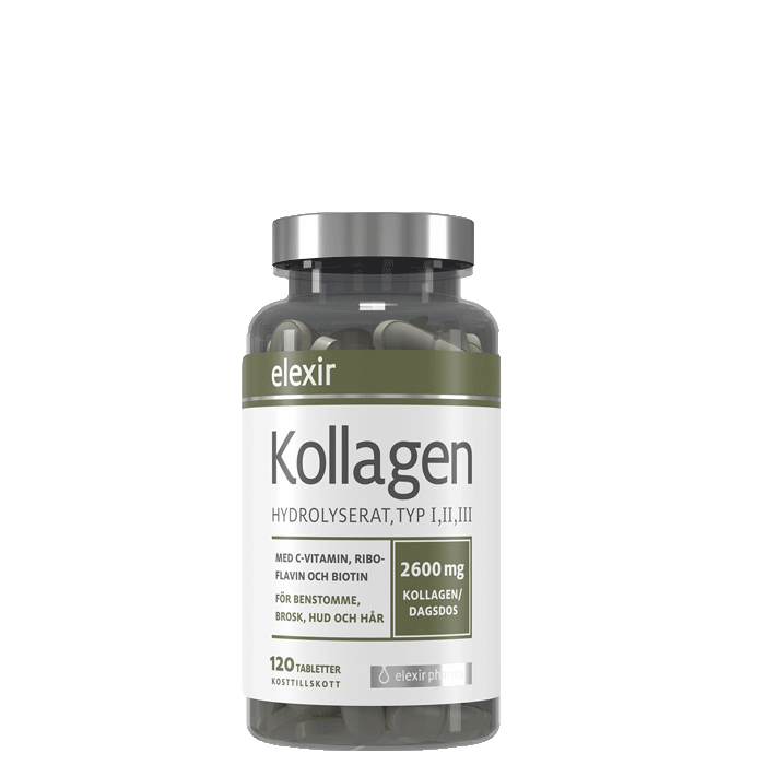 Kollagen, 120 tabletter