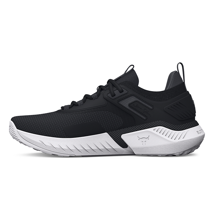 UA W Project Rock 5, Black/White/Gray