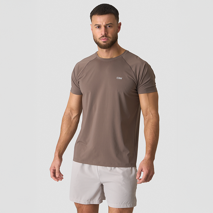 Workout Melange Tr&aelig;ningstshirt Gr&aring;meleret