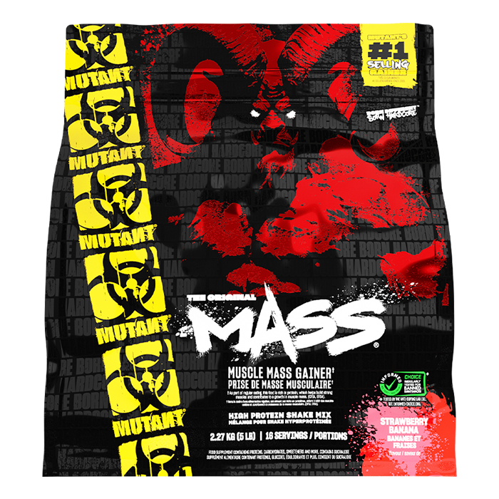 Mutant Mass, 2,2 kg, Strawberry & Banana
