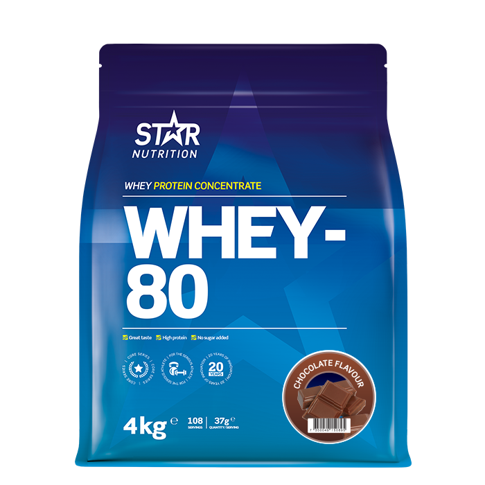 Whey-80 Valleprotein 4 kg