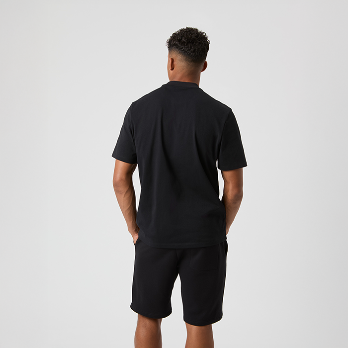 Centre High Neck T‑shirt Sort