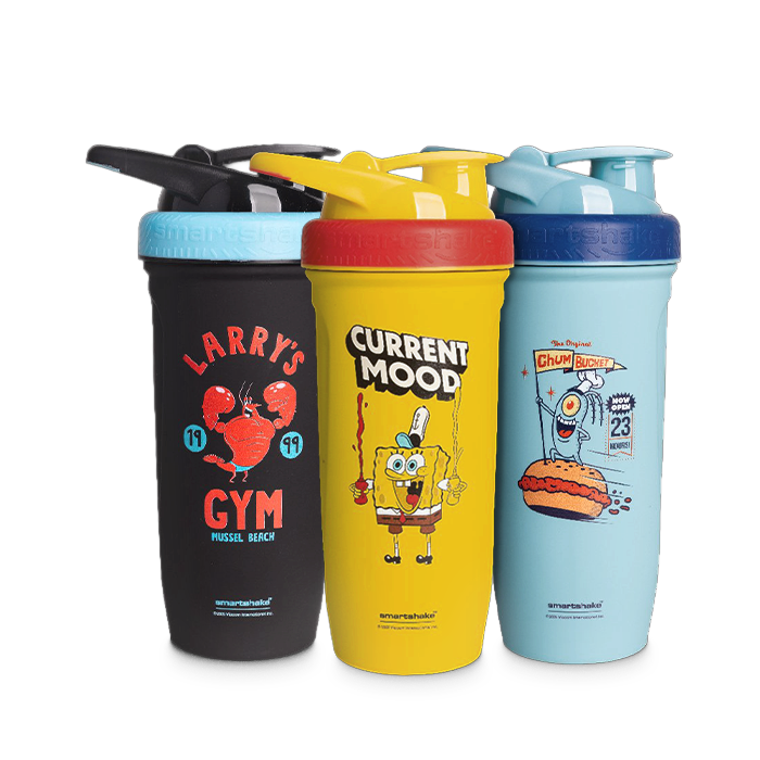SmartShake - Reforce rustfrit stål SvampeBob Firkant + 900 ml