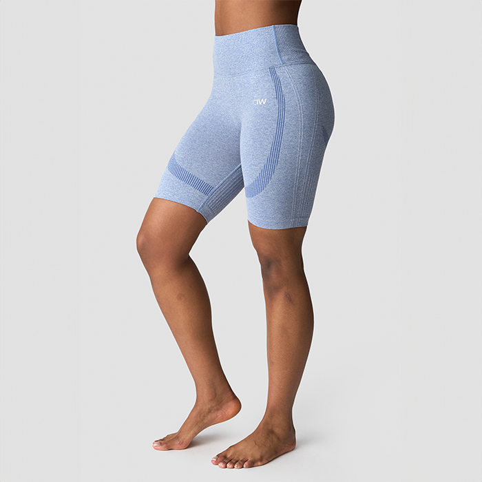 Soft Seamless Cykelshorts Blå