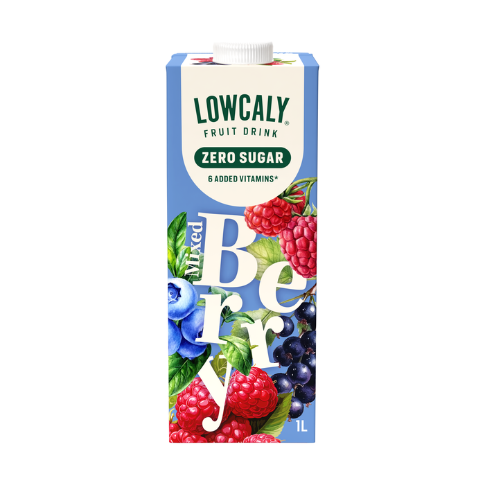 Lowcaly Frugtdrik 1000 ml