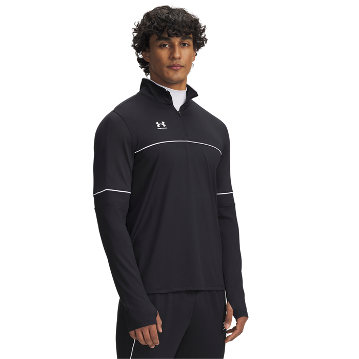 Challenger Half‑Zip Trøje Sort