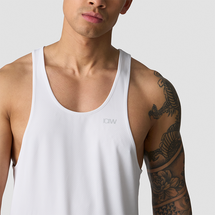Stride Stringer Tanktop Hvid