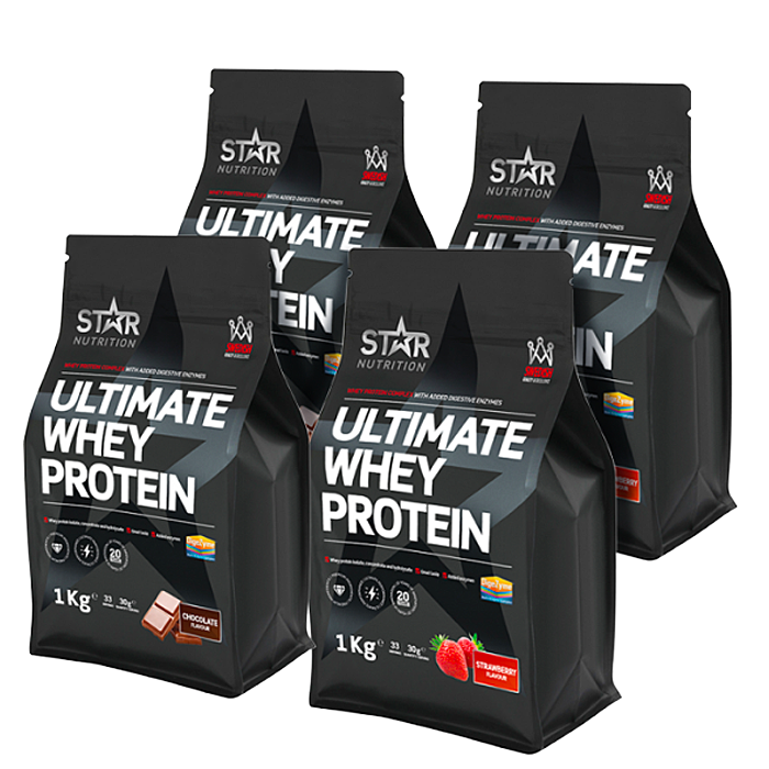 Mix&Match: 4 x Ultimate Whey Protein 1 kg
