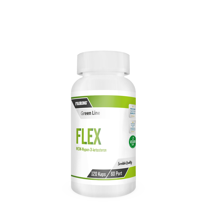 Flex MSM Cissus & Hyben ekstrakt 120 kapsler