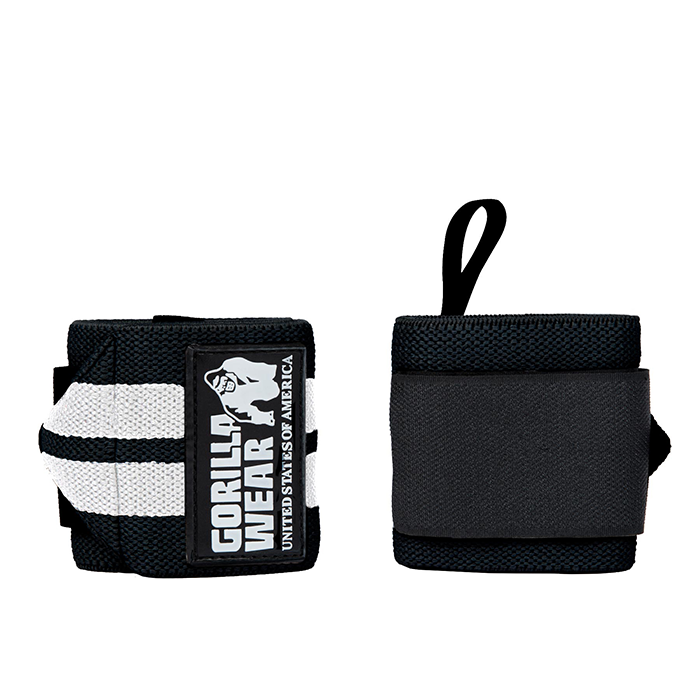 Wrist Wraps Pro, black/white, Gorilla Wear