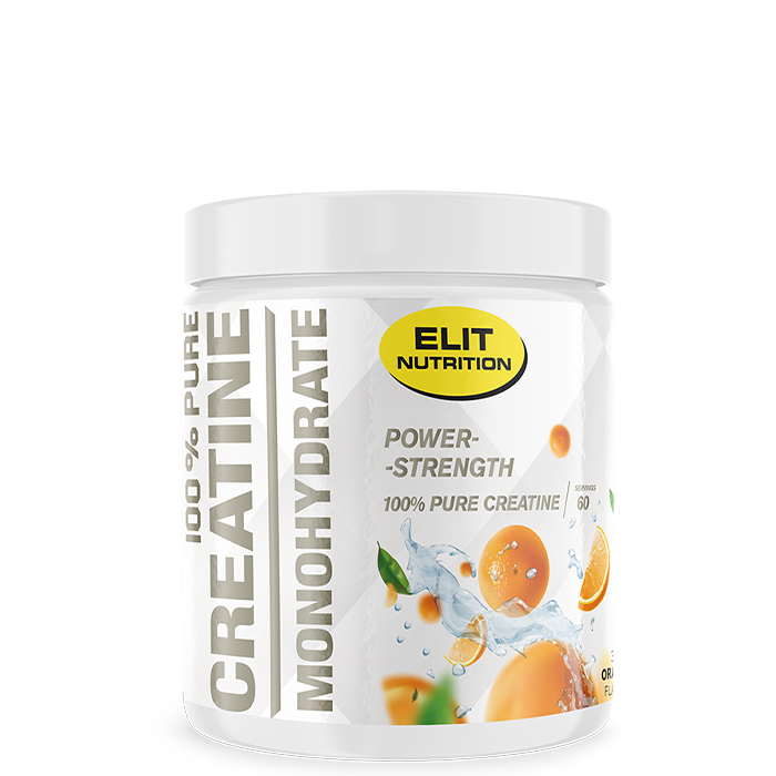 Elit 100 % Pure Creatine Monohydrate, 300 g, Orange