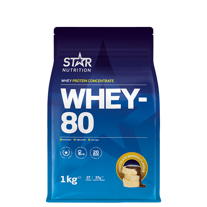 Star Nutrition Whey-80 Chocolate Banana 1000g