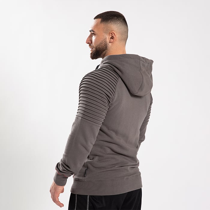 Georgia Zipped Hoodie, Grey