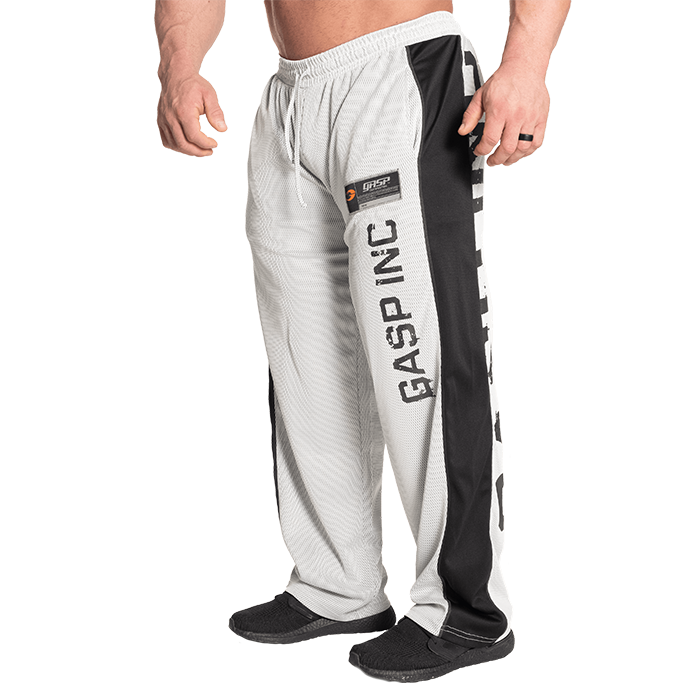 No 1 Mesh Pant, White/Grey
