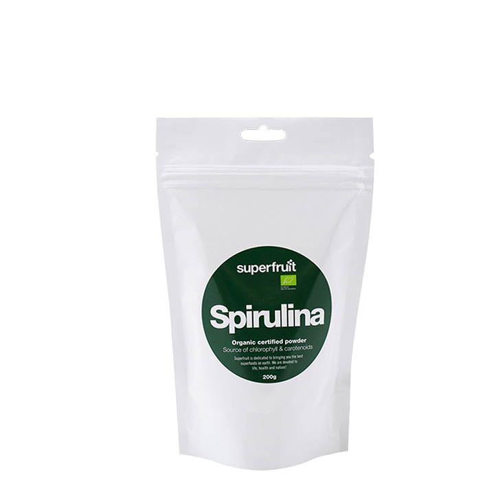 Spirulinapulver &Oslash;kologisk 200 g