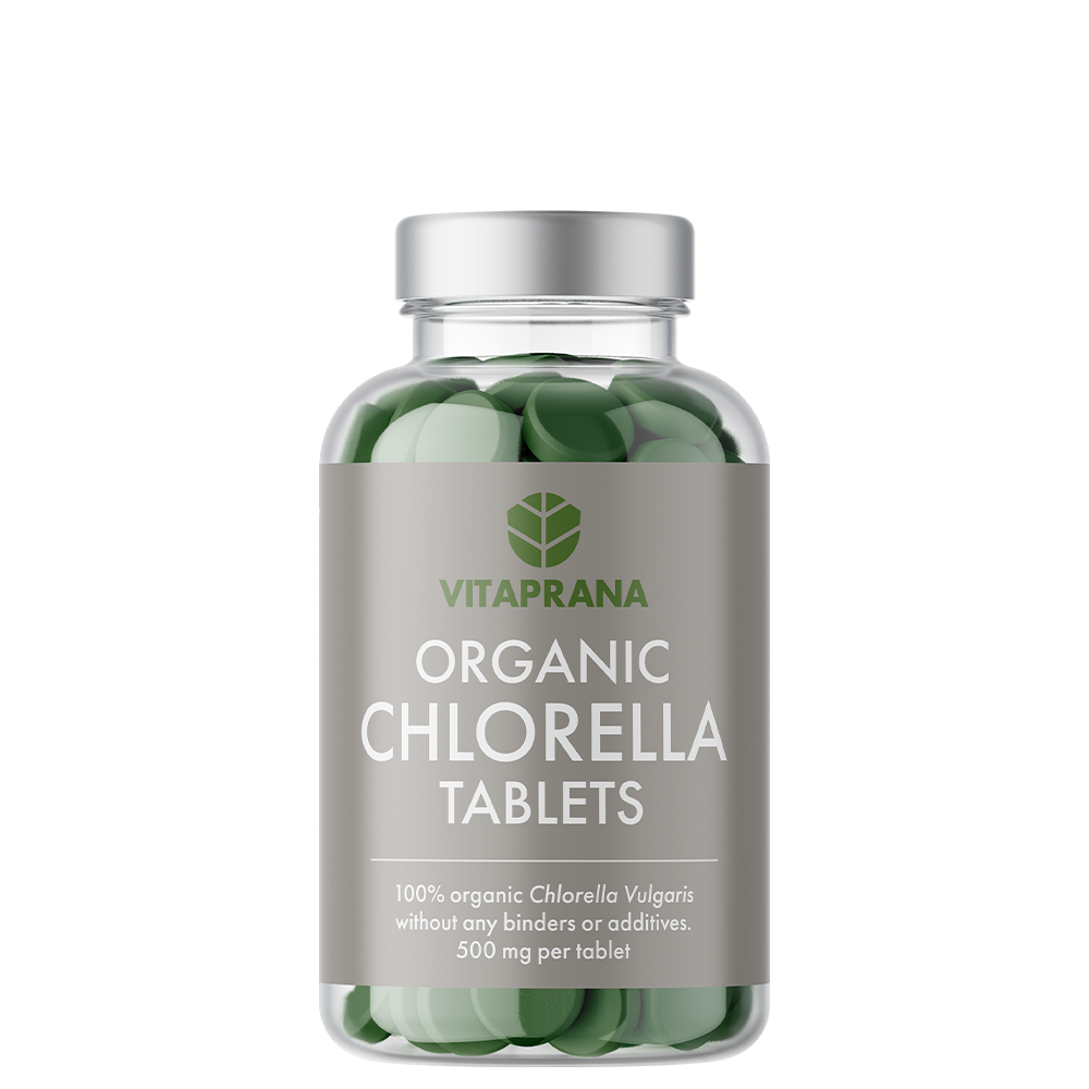 Økologisk Chlorella, 250 tabletter billede