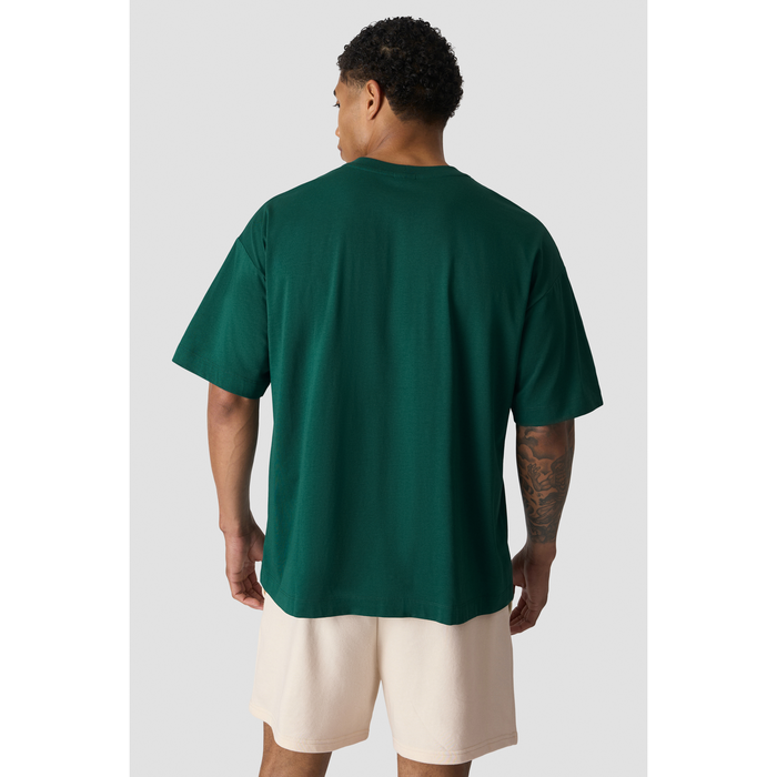 Everyday Oversized T shirt Print Gr&oslash;n