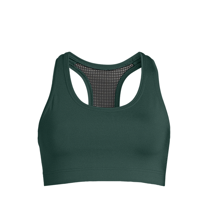 Iconic Sports Bra, Dark Pine