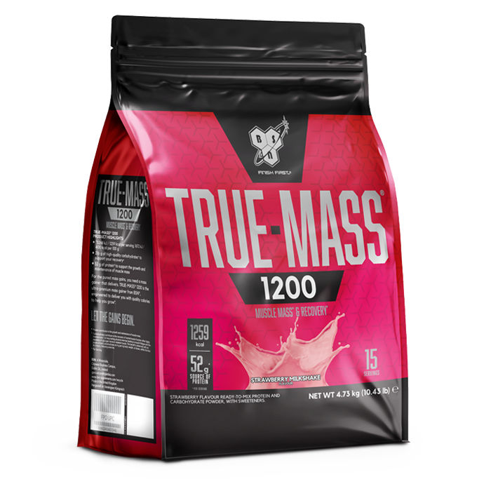 True Mass 1200 Gainer 15 portioner strawberry