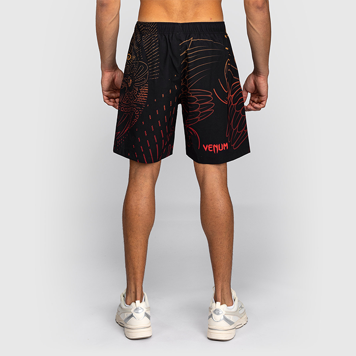 Venum Quetzal Fury Tr&aelig;ningsshorts Sort R&oslash;d Orange