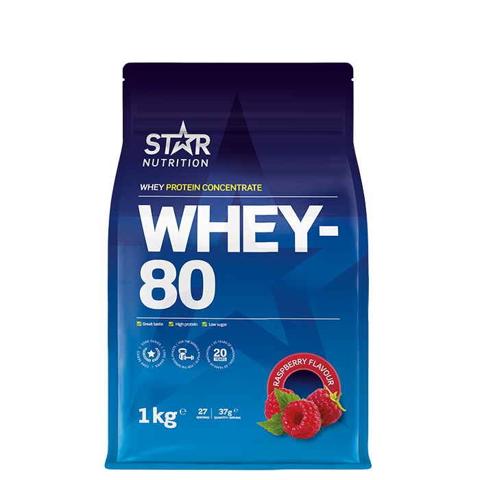 Whey-80 Valleprotein 1 kg