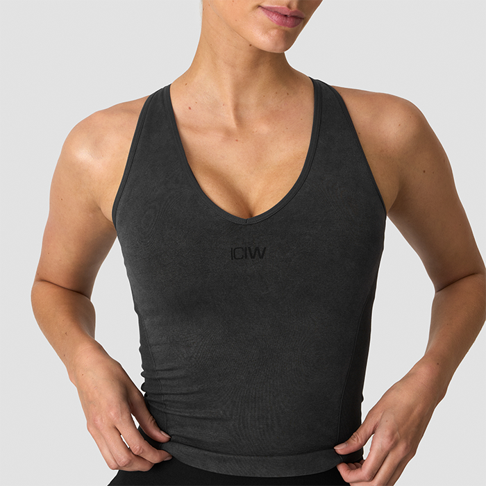 Sculpt Sømfri Tanktop Sort